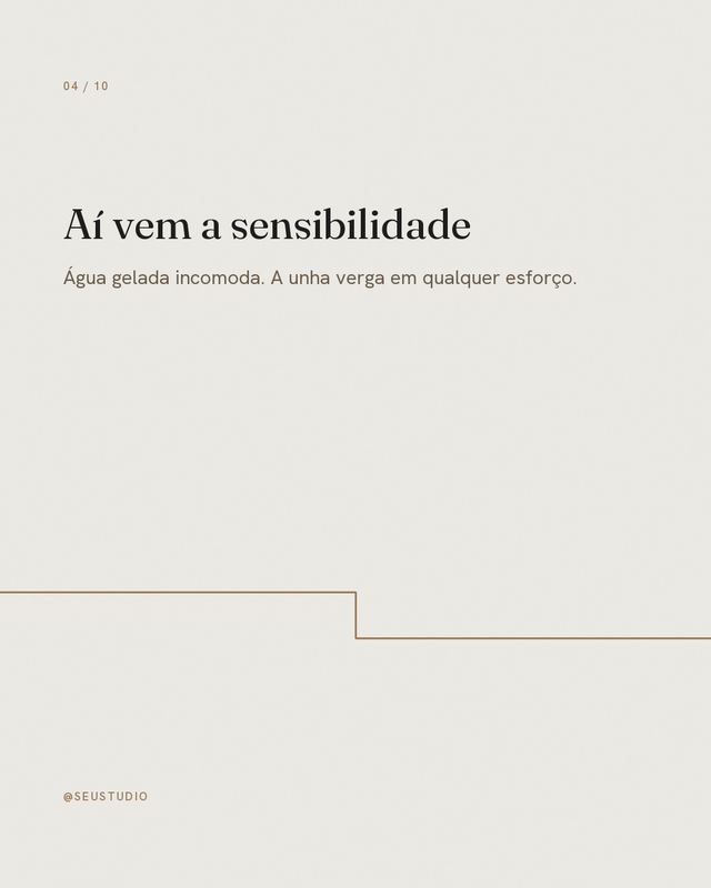 Slide 4: Aí vem a sensibilidade.