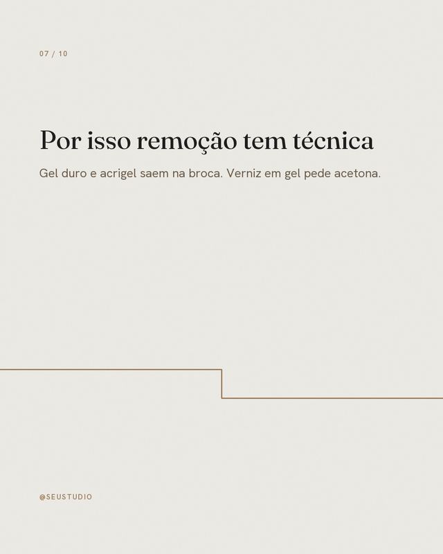 Slide 7: Por isso remoção tem técnica.