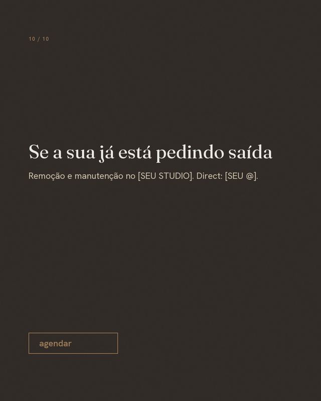 Slide 10: convite para agendar remoção e manutenção.